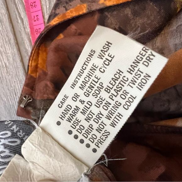 VINTAGE Edith Flagg sleeveless maxi dress sz 12 - Picture 5 of 6